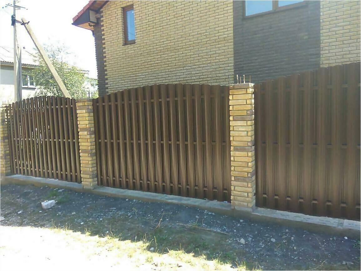 забор из штакетника 110м фото5 в Осинцево