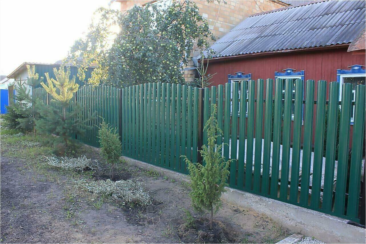 Забор из штакетника 60м фото3 в Осинцево