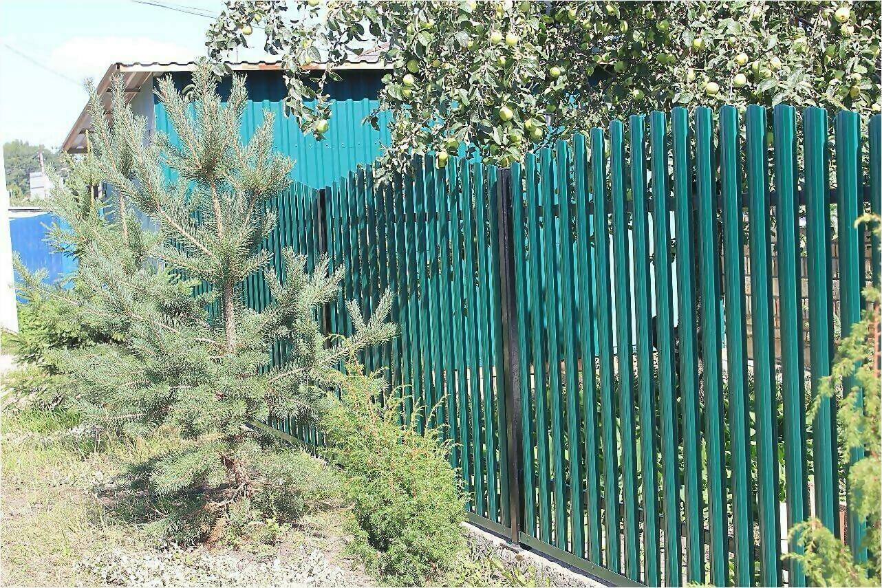 Забор из штакетника 60м фото5 в Осинцево