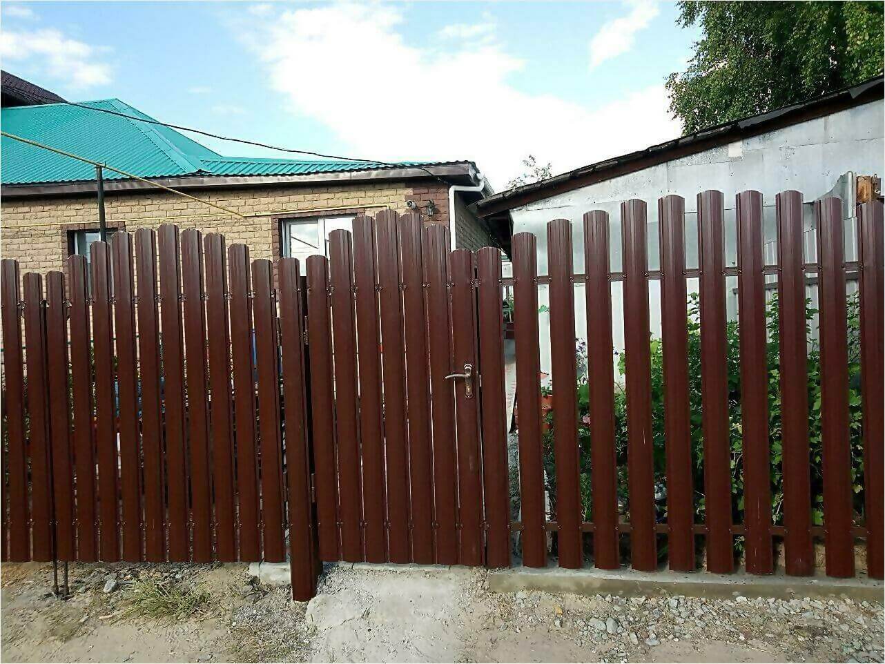 забор-ранчо из штакетника 70м фото2 в Осинцево