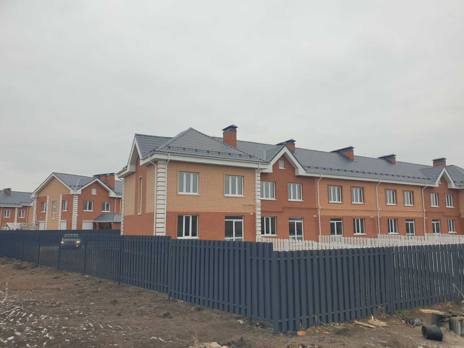 Забор из штакетника 230м Серый Графит фото4 в Осинцево