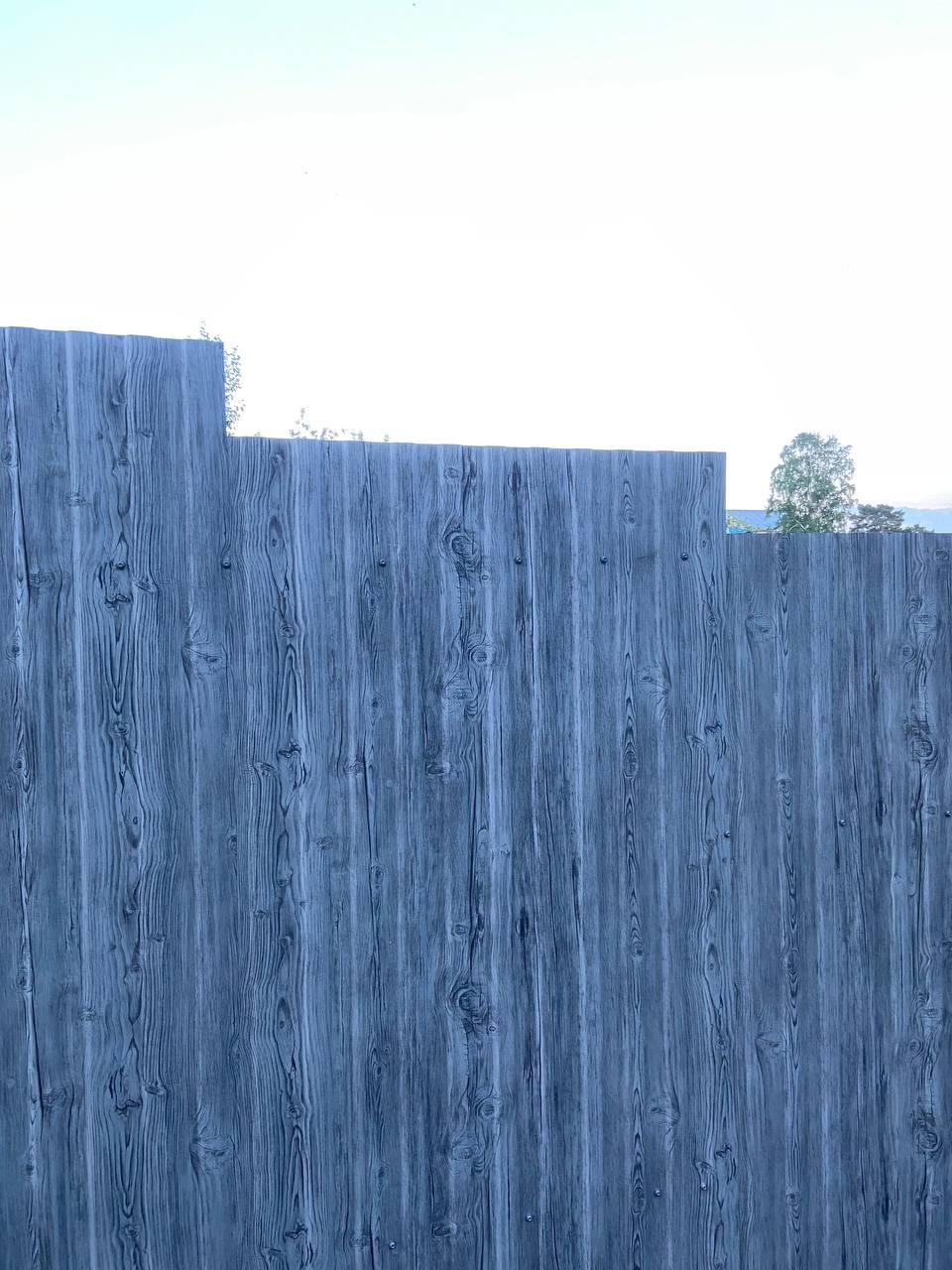 Забор из профнастила НС-10 42м Светлая Береза SteelArt фото 3 в Осинцево