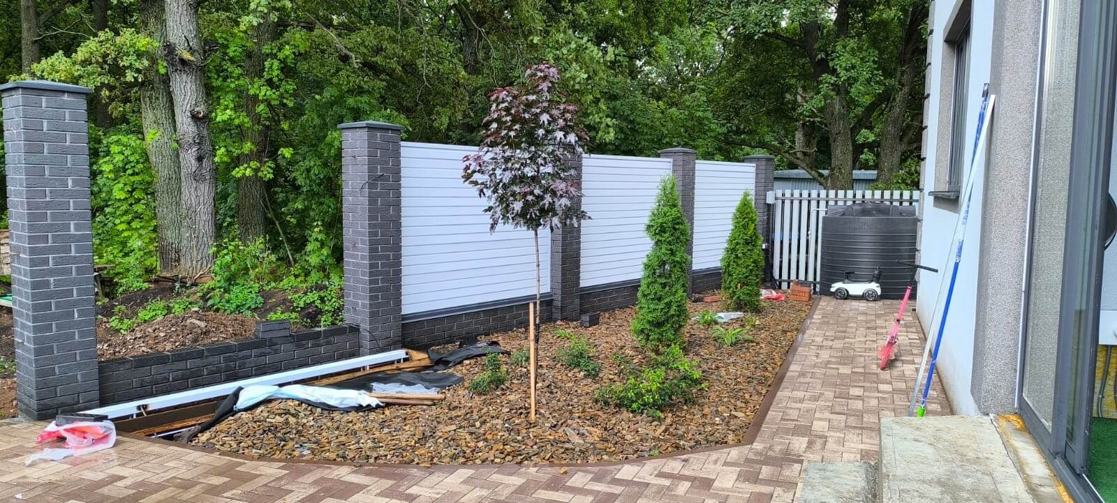 Забор-жалюзи из ламелей Хай-Тек 54м RAL9003 Белый фото 3 в Осинцево