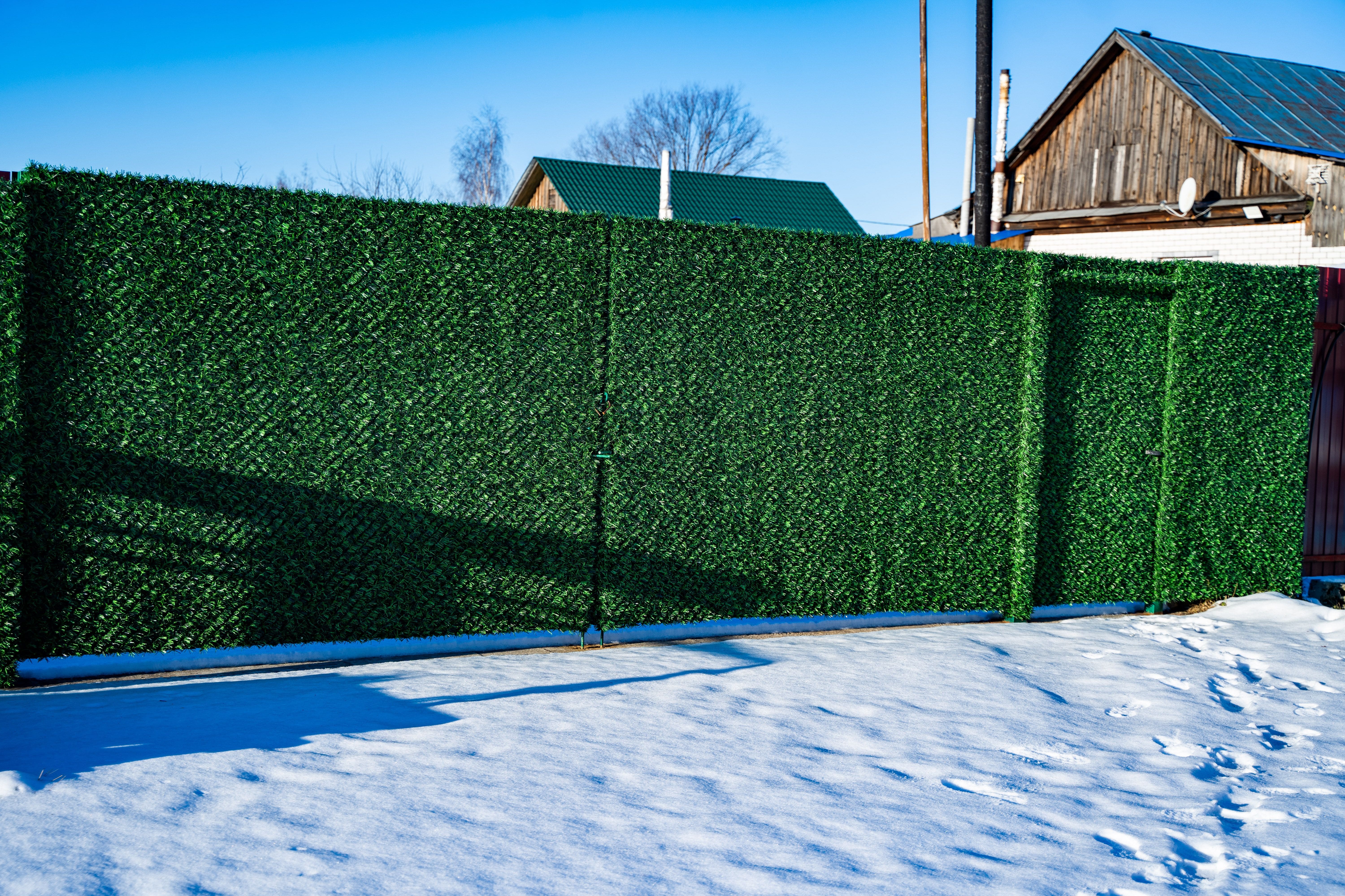 Вечнозеленый забор Grass Fence рулон 2м фото 4 в Осинцево